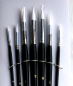 Preview: Set of round brushes with white synthetic hair