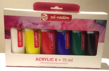 Set Acryl Colors 6 x 75 ml by Talens